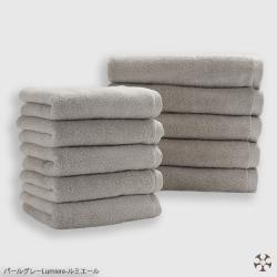 Lumiere バスタオル5枚+フェイスタオル5枚 《同色》
