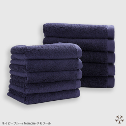 Memoire バスタオル5枚+フェイスタオル5枚 《色を選べる》